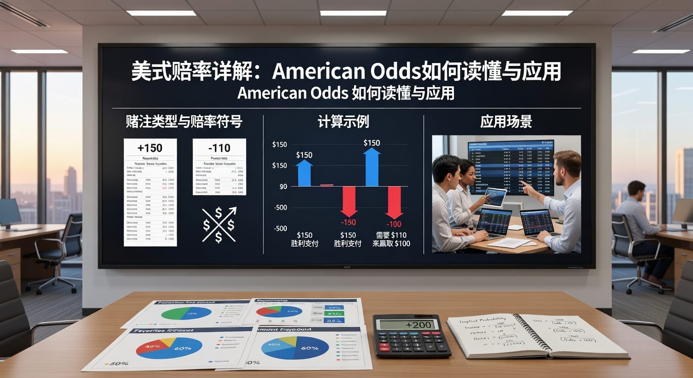 美式赔率 american odds｜正负号换算与投注技巧